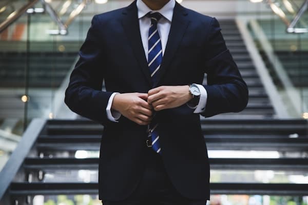 Professional attorney in office setting